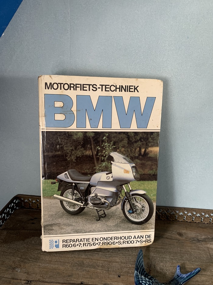 オランダ 70s BMW オートバイ 本 テクニカル・パーツブック オランダ語 古本 古書 ヴィンテージ 【オランダから直送】