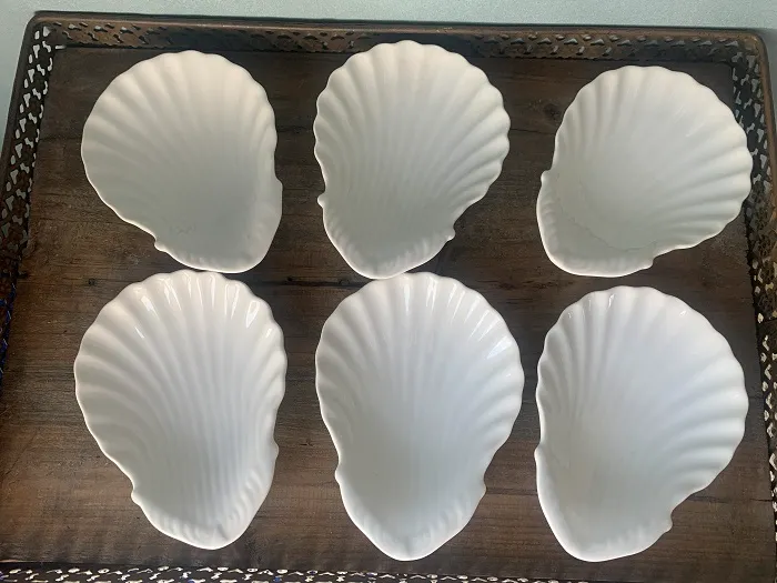 -SOLDOUT-【オランダから直送】フランス PILLIVUYT (ピリヴィッツ) 陶器 白 ヴィンテージ 小皿・スモールプレート 6枚セット