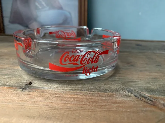 SOLDOUT-フランス製 Coca-Cola light コカ・コーラ ライト ガラス ロゴ ヴィンテージ 灰皿【オランダから直送】 | Blue  Swallow Vintage (EU)