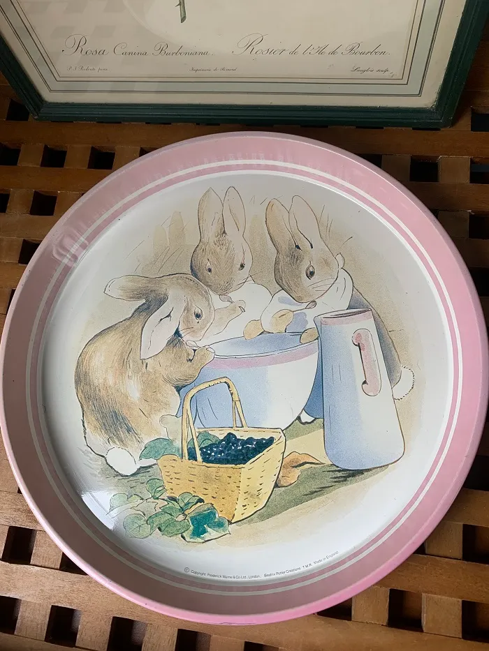 値下げSALE イギリスアンティーク PETER RABBIT ウサギのバスケット