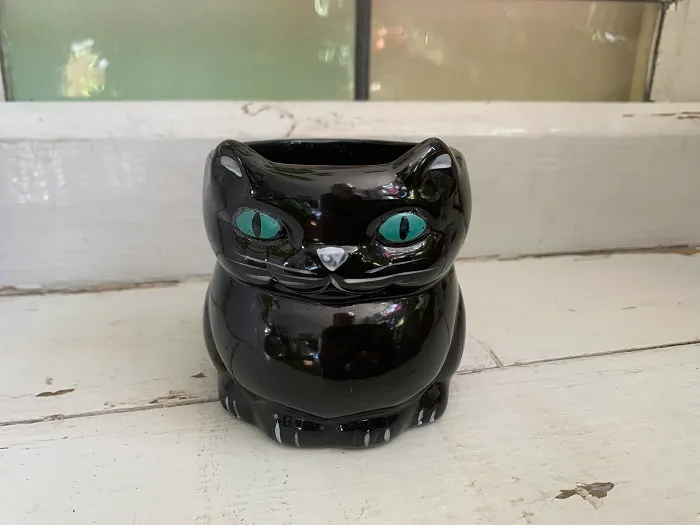 ベルギー Chat Noir 黒猫 マグカップ  陶器 ヴィンテージ