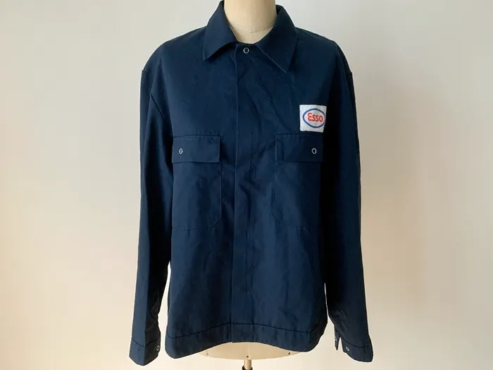 ALSICO ESSO 70s フレンチ 濃紺 ワークジャケット 長袖