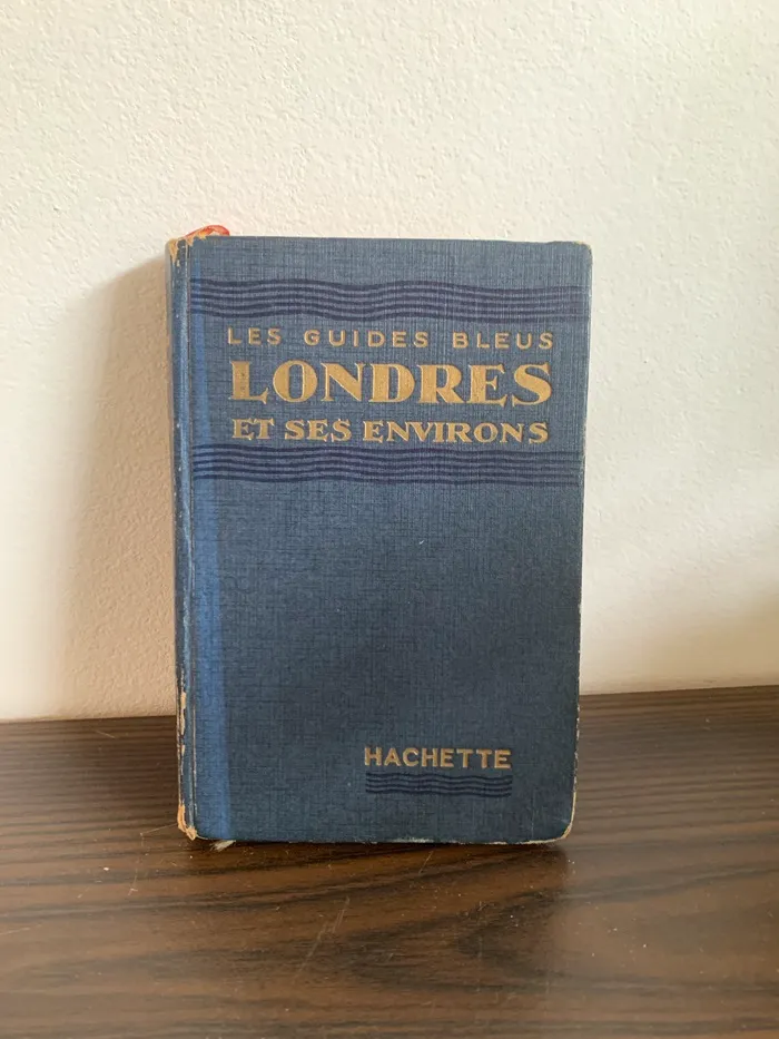 50s 洋書 フランス語 ロンドン 観光ガイド ブック 古書 アンティーク HACHETTE アシェット