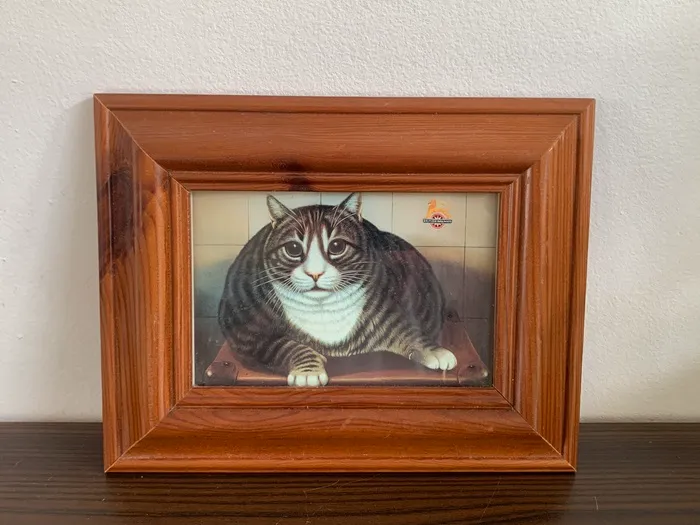 猫 ネコ Francis Bloomfield フランシス・ブルームフィールド プリントアート ヴィンテージ 木製フレーム