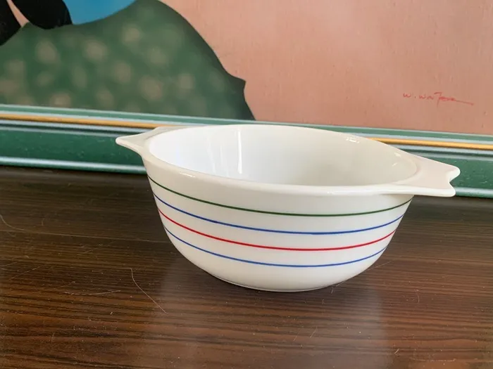 イギリス製 70s PYREX パイレックス ストライプ サラダボウル ...