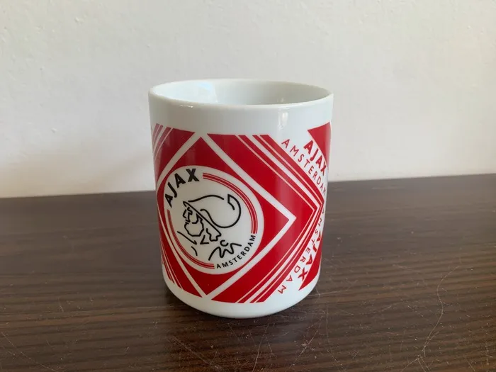 オランダ AJAX アヤックスマグカップ 赤白 ヴィンテージ 陶器