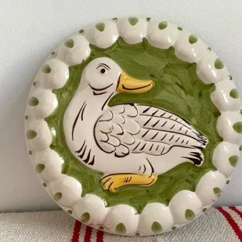 90s アヒル お菓子型 陶器製 ヴィンテージ | Blue Swallow Vintage (EU