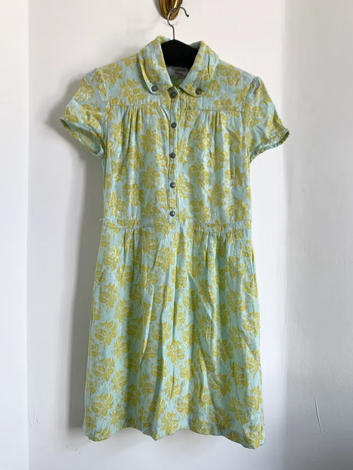 Noa Noa 古着 80s ワンピース ドレス お花 ヴィンテージ