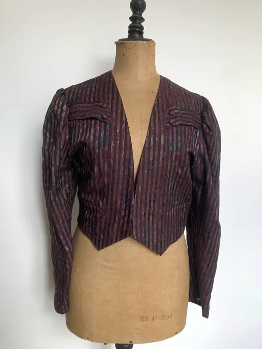 フィンランド 80s Carissa 古着 ショートブレザー ヴィンテージ