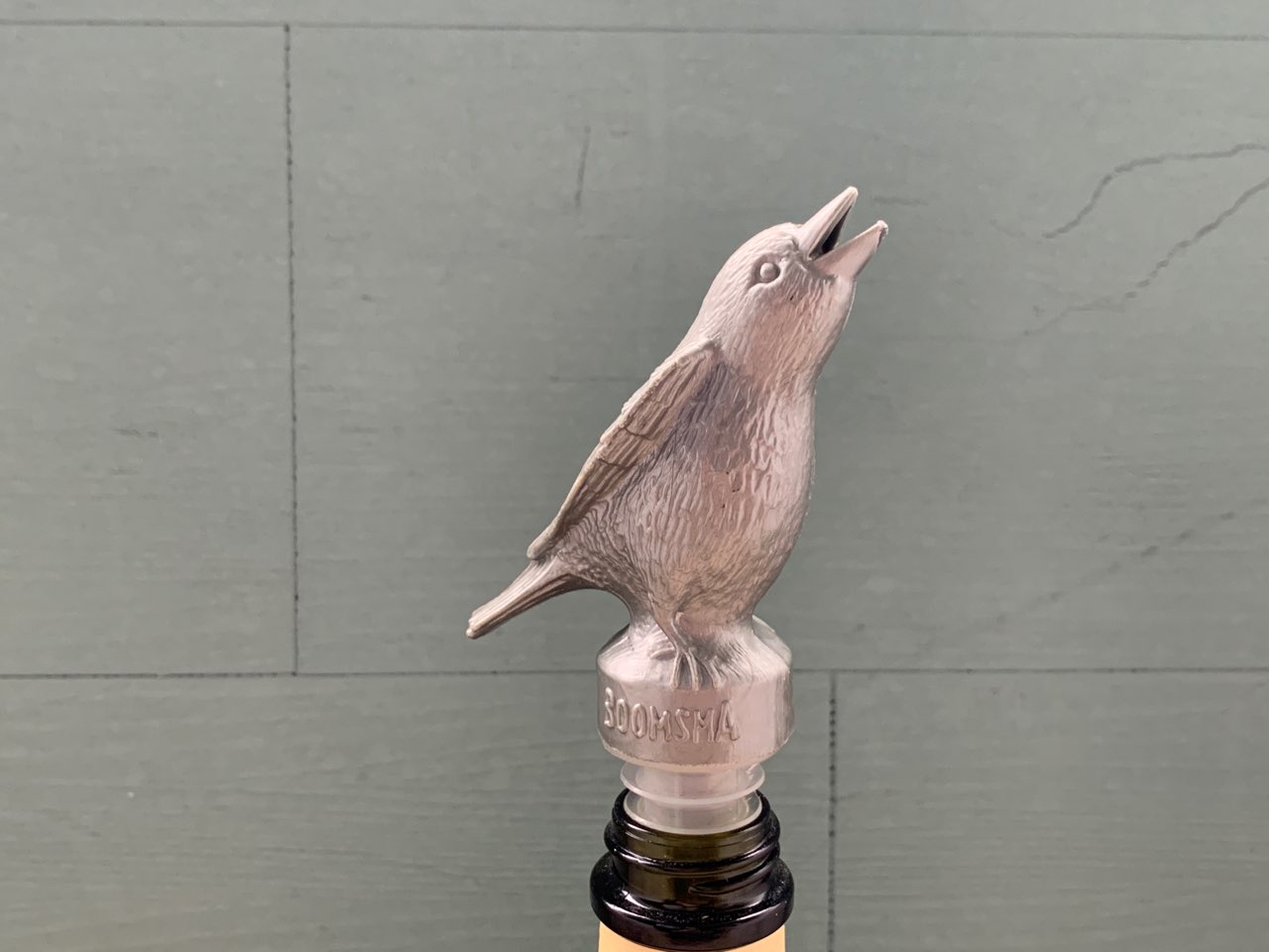 オランダ プラスチック シルバー 小鳥 ボトルストッパー ヴィンテージ