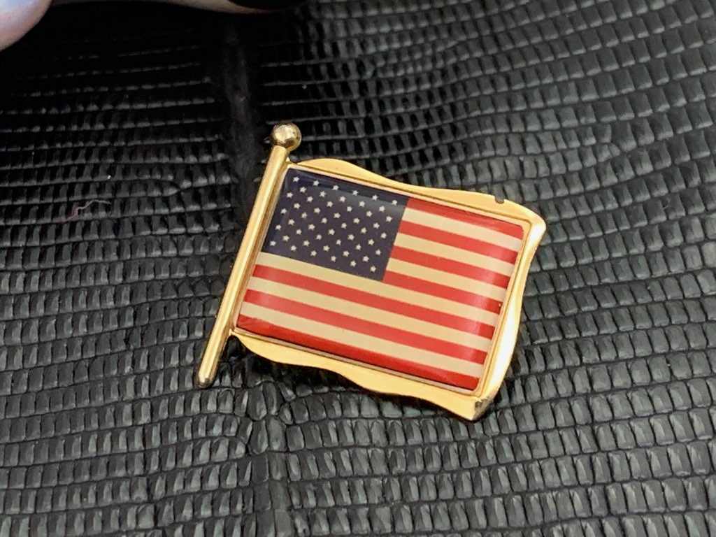 アメリカ Made in USA ヴィンテージ ピンバッジ アメリカ国旗
