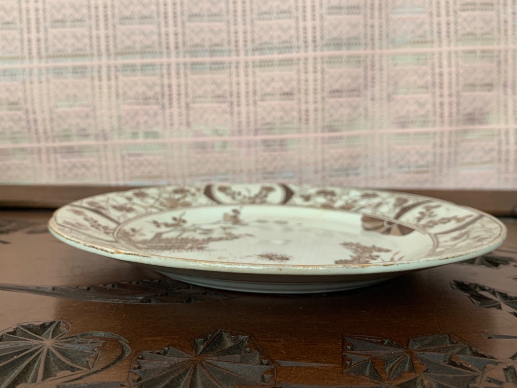 オランダ 1900年以前 アンティーク 皿 ケーキプレート Petrus Regout(ペトルス・レグー) NANKIN 陶器
