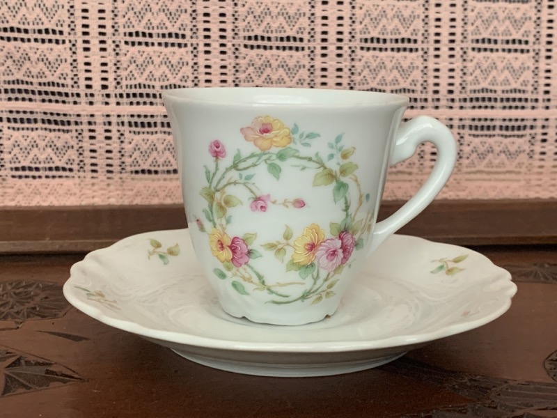 SOLD OUT-フランス 60s Limoges(リモージュ) 花柄の陶器のヴィンテージ