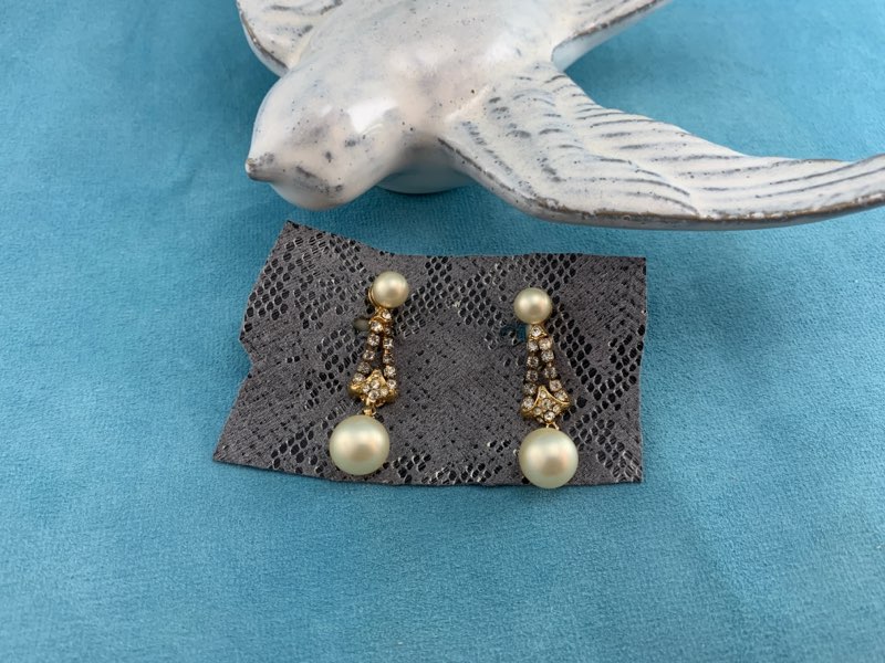 ヴィンテージ ciner earrings 80s イヤリング