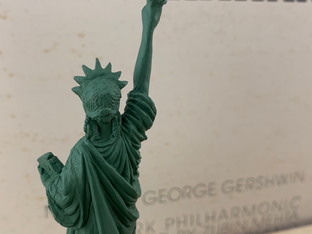 アメリカ 1987年 自由の女神 像 オブジェ 置物 ヴィンテージ 