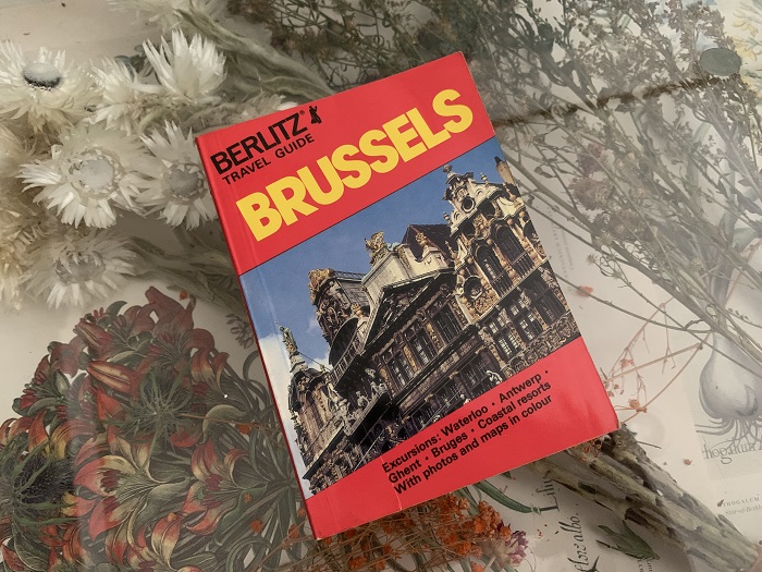 アメリカ 80s BERLITZ(ベルリッツ) BRUSSELS(ブリュッセル) ヴィンテージ トラベルブック 旅本 古本 古書 英語版