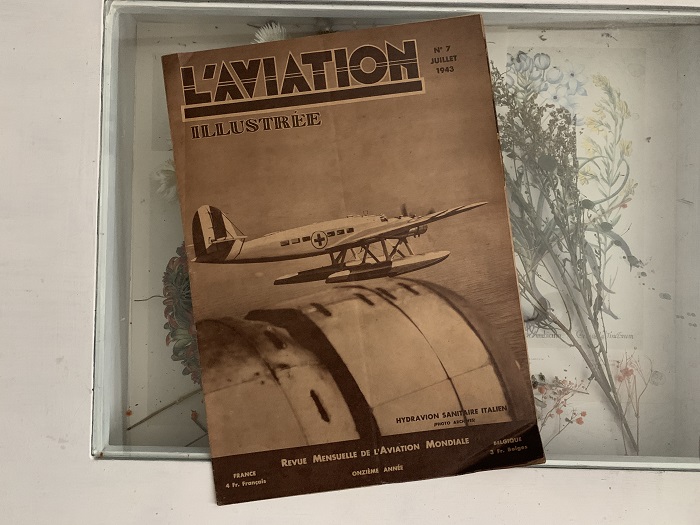 フランス 1943年7月 L’AVIATION 第二次世界大戦 航空機 戦闘機 ミリタリー フランス語 アート アンティーク雑誌 古書 資料 冊子 レビュー誌