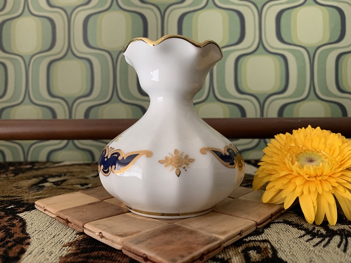 ドイツ 60s ババリア 花瓶 フラワーベース 花 陶器 アンティーク | Blue Swallow Vintage