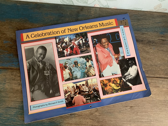 アメリカ 90s Celebration of New Orleans Music カレンダー Michael P.Smith ニューオーリンズ ヴィンテージ・アンティーク