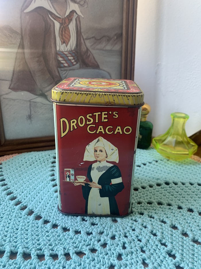 オランダ 60s Droste’s Cacao ドロステ ココア缶 ナース ヴィンテージ缶