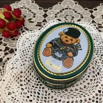 ビンテージハロッズ缶 20%OFF】イギリス Harrods ハロッズ ティン缶 ロンドンベアー