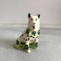 ポーランド 70s 陶器 置物 犬 ヴィンテージ