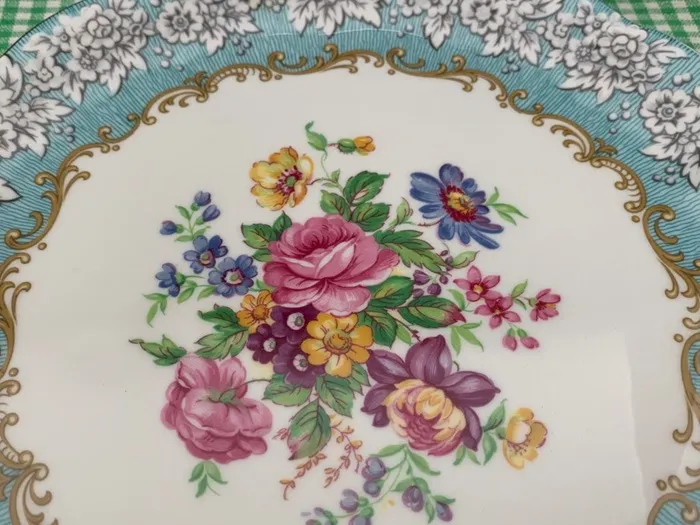 イギリス 50s ロイヤル・アルバート ヴィンテージ ケーキ皿 陶器