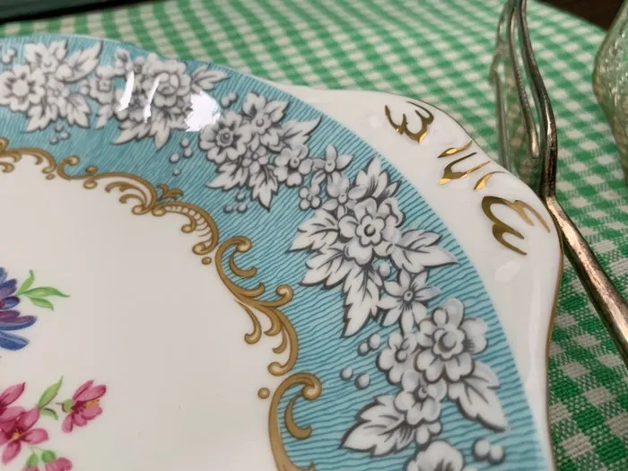 ロイヤルアルバート　ケーキ皿　6枚 イギリス 50s ロイヤル・アルバート ヴィンテージ ケーキ皿 陶器