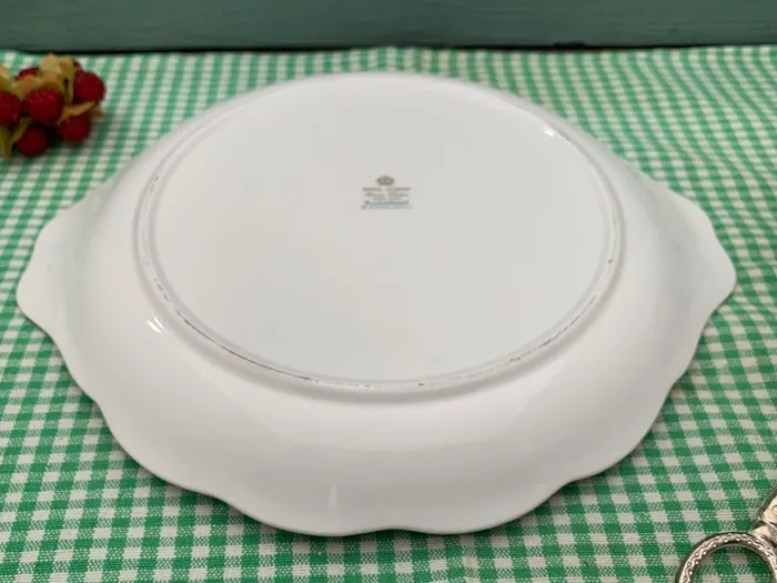 イギリス 50s ロイヤル・アルバート ヴィンテージ ケーキ皿 陶器