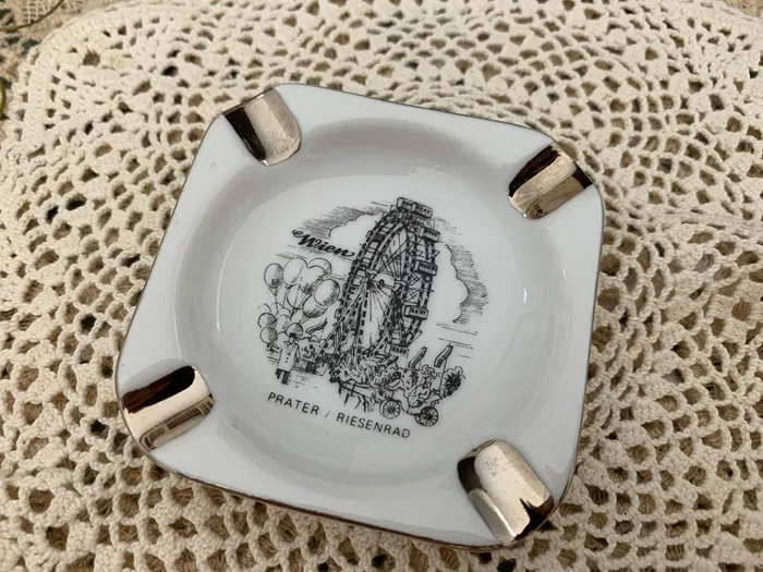 オーストリア 70s 灰皿 ウィーン 陶器 ヴィンテージ