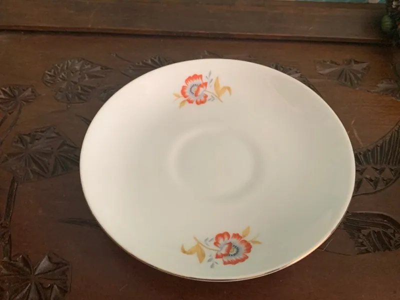 チェコスロバキア 30s Victoria China コーヒカップ＆ソーサー