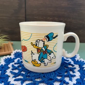 EUR Disney 1885年アンティークドナルドダッグ陶器オブジェ EUR Disney 1885年アンティークドナルドダッグ陶器オブジェ