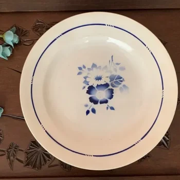 専用❣️フランスアンティーク サンタマン 小鳥と野薔薇のプレートA・B同梱 アンティーク プレート 小鳥 深皿 AUBEPINE フランス サンタマン